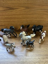 8 Horse Figure Toys Safari LTD Equestrian Ponies Various Styles Breeds Vtg Lot