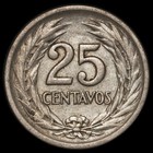 El Salvador - 25 Centavos - 1953 - KM#137 - Silver .900 - 0.072 ASW — photo 3