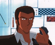 Bubblegum Crash Crisis Anime Cel Douga Animation Art Leon Kenichi Sonoda 1991