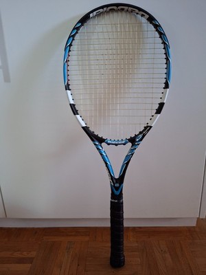 Tennisschläger babolat, pure drive, mehrfarbig, gebraucht, aber kaum gespielt