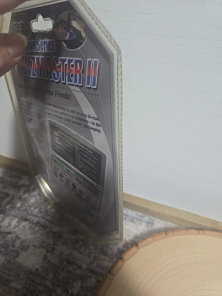 Quizmaster II Champion Series Trivia Hangman Handheld Travel Game Teams 1-4 Play - Image 4 of 4