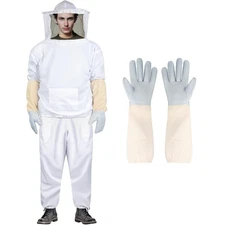 Bee Suits Bee keeper Suit for Men Women Sting Proof Beekeeper with Glove &Ven...