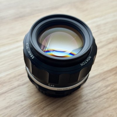   Voigtlander NOKTON 58mm F/1.4 ASPH. (for Nikon F mount) -Near Mint-
