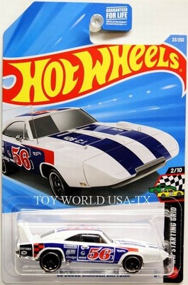 2026 Hot Wheels #23 HW Starting Grid '69 Dodge Charger Daytona white Kroger Excl