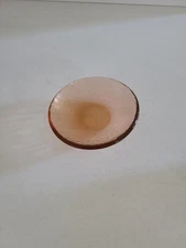 Fire and Light Trinket Dish Dipping Bowl - 4" Small Copper Recycled Art Glass 