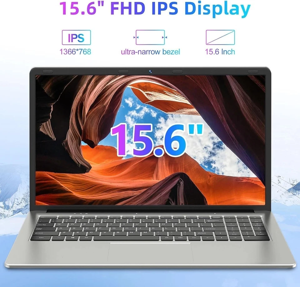 2025 SGIN 15,6 Zoll Laptop 128GB 256GB 512GB SSD WIFI 5 Window 11 Notebook - Bild 4 von 4