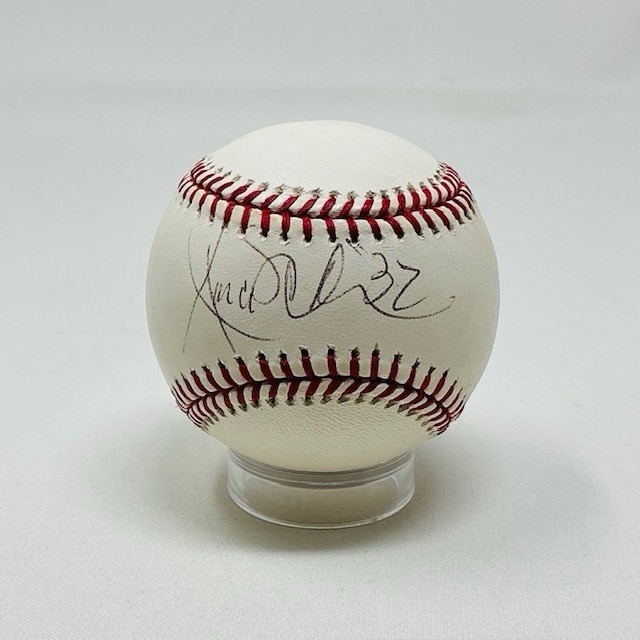 Marcus Allen Autographed Signed Los Angeles Raiders NFL KC Chiefs 2001 WS Baseball JSA 