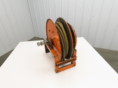 #ad #ad Hannay Reels 716 19 20J SR Retractable Industrial Air Hose Reel 1 2quot; X 40#x27; $159.99