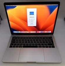 Apple MacBook Pro 13" A1708 Intel i5 2.3GHz 8GB. 256GB SSD Good Condition Silver