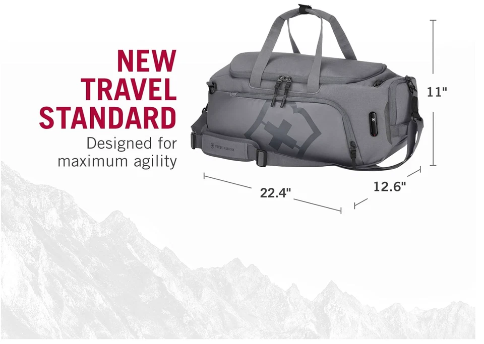 Victorinox Touring 2.0 Travel 2-in-1 Duffel - Modern, Durable Duffel Bag & Backp - Image 2 of 4