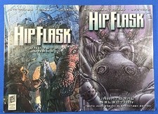 Lot Of (2) Hip Flask Unnatural Selection & Concrete Jungle Hardcovers