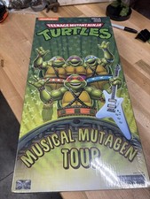NEW SDCC 2020 NECA TMNT MUSICAL MUTAGEN ACTION FIGURE 4 PACK LEO DON RAPH MIC  2
