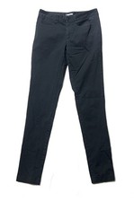 Lands' End Women's 5 Black Slim Fit Stretch Chino Pants Trousers 30 Inseam