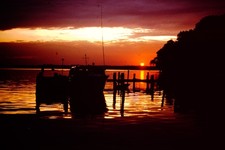AUG 1966 Sunset Scene Kodachrome  Slide CG-E