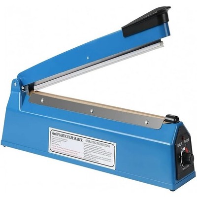 VIMI Impulse Heat Sealer Machine Manual 12 In for Sealing Plastic PE PP Bags