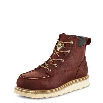 IRISH SETTER, ASHBY, MEN'S, 6'', SOFT TOE, WORK BOOT - SIZE 11 WIDE - BROWN NEW