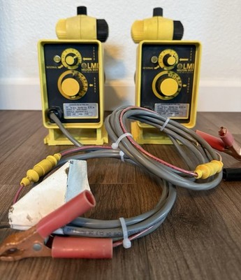Lot Of 2 LMI MILTON ROY J54D-352SU 12V .42 GPH PSI 140