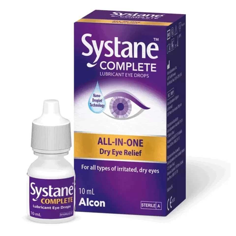 Systane Complete Lubricant All In One Eye Drops 10ml Pack Of 3