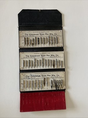 The Esterbrook Steel Pen Mfg Co Sales Samples Leading Fountain Nibs USA lot 43