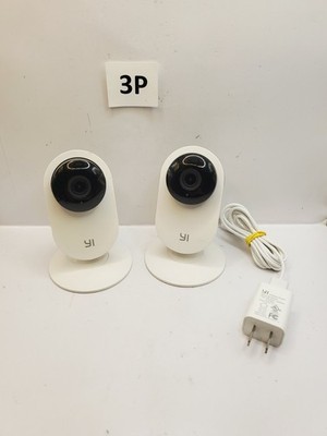 Lot OF  2 YI YHS-113-IR 720p HD Lightweight Indoor Home Camera /one only charger