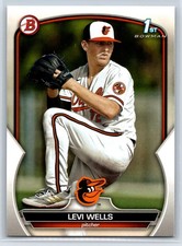 2023 Bowman Draft Levi Wells 1st Bowman Rookie Baltimore Orioles RC #BD-92