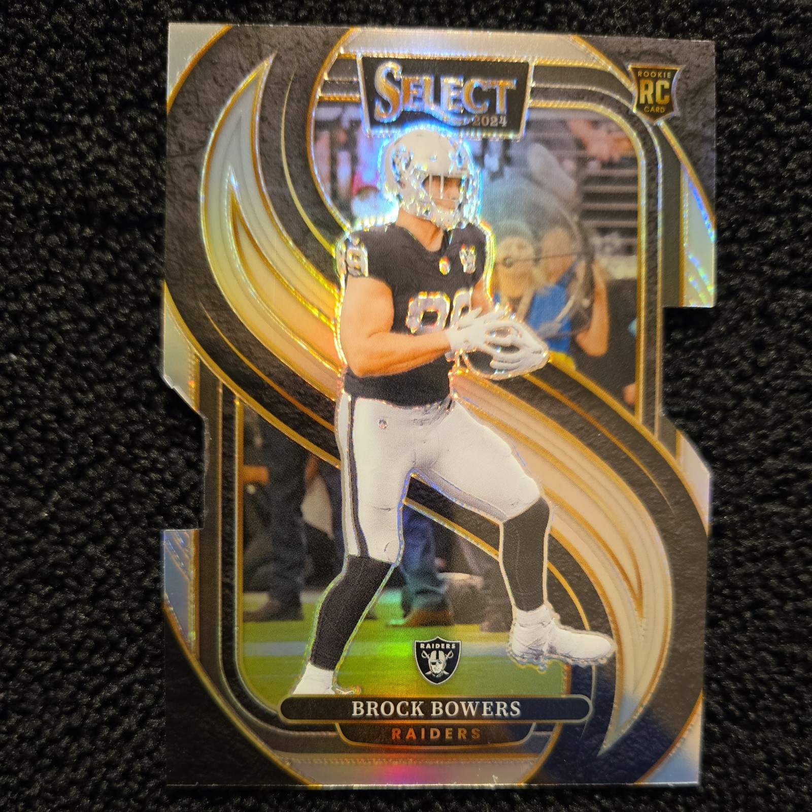 BROCK BOWERS 2024 SELECT PREMIER LEVEL ROOKIE SILVER DIE CUT RC