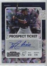 2021 Panini Contenders Prospect Ticket 2 Cracked Ice 4/23 Pedro Leon Auto 2u3