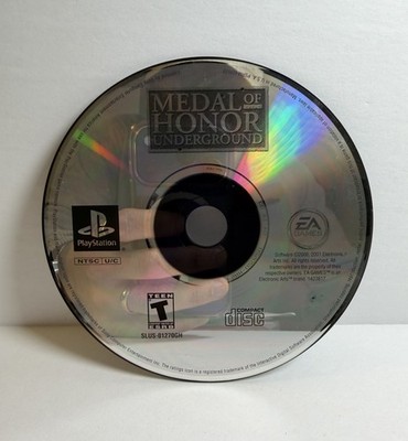 Medal of Honor Underground (Sony PlayStation 1, 2000) PS1 DISC ONLY - Tested