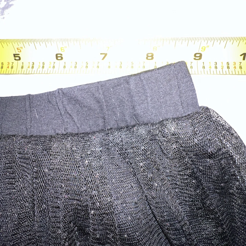 Linda Falda Tutú Okie Dokie Niñas 4Y Capas Negra Brillante Cintura Elástica Forrada Foto 3 de 4