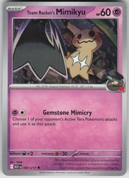 Team Rocket's Mimikyu 097/217 Ascended Heroes Uncommon