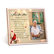 Memorial Mom Photo Frame - Bereavement Gifts For Loss Of Mother - I Miss You ...