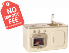 Maileg Miniature Kitchen Dollhouse Furniture Metal Sink Oven Toy