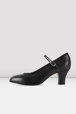 Bloch Damen Kickline Charakter Schuhe 2,5 Inch Absatz Bühnenschuh S0324L schwarz