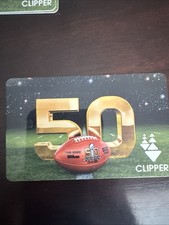 1 Bay Area Transit Clipper Card - Super Bowl 50 NFL San Francisco Bay Area - NEW