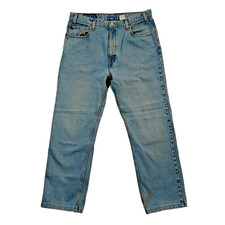 Vintage Levis 505 Regular Fit Jeans Mens 36x30 Blue Straight Leg Light Wash 2000