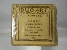 Duo Art Tannhauser - Evening Star Song Liszt Wagner Player Piano Roll - PR3
