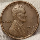 1922-D Lincoln Wheat Cent Penny, Semi-key Coin, XF Condition ~ LC-22Da