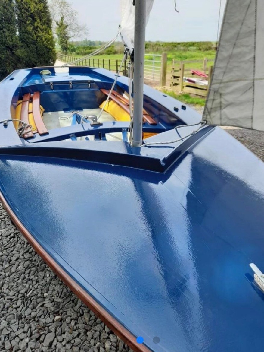 Wayfarer MK II Sailing Dinghy with Road Trailer and Launching Trolley for sale on eBay UK