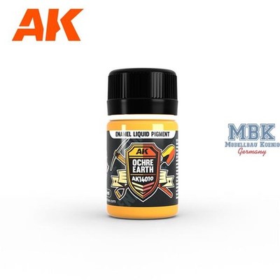 AK Interactive S.L. AK-14010 Ochre Earth - Enamel - Liquid Pigment