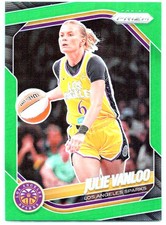 2025 Panini Julie Vanloo 132 Green Prizms Los Angeles Sparks