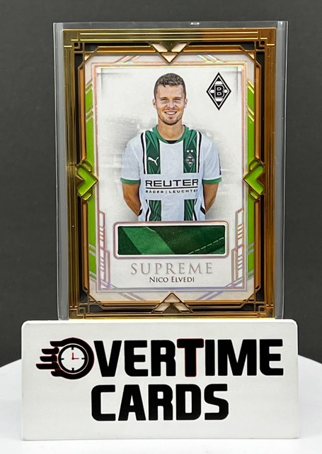 2024 Futera Borussia Monchengladbach 23kt Gold Frame Nico Elvedi Patch 1/1