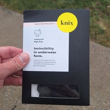 New Knix High Rise Brief XL Leakproof Underwear Black FK114BXL