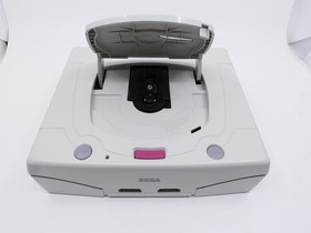 Sega Saturn White Console HST-3220 NTSC-J Japan Tested w/ Controller & Cables