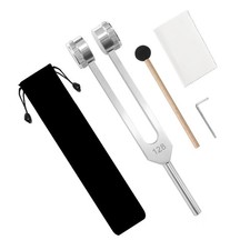 Aluminum Alloy 128Hz Tuning Fork For Yoga Meditation Sound Therapy With Pouch
