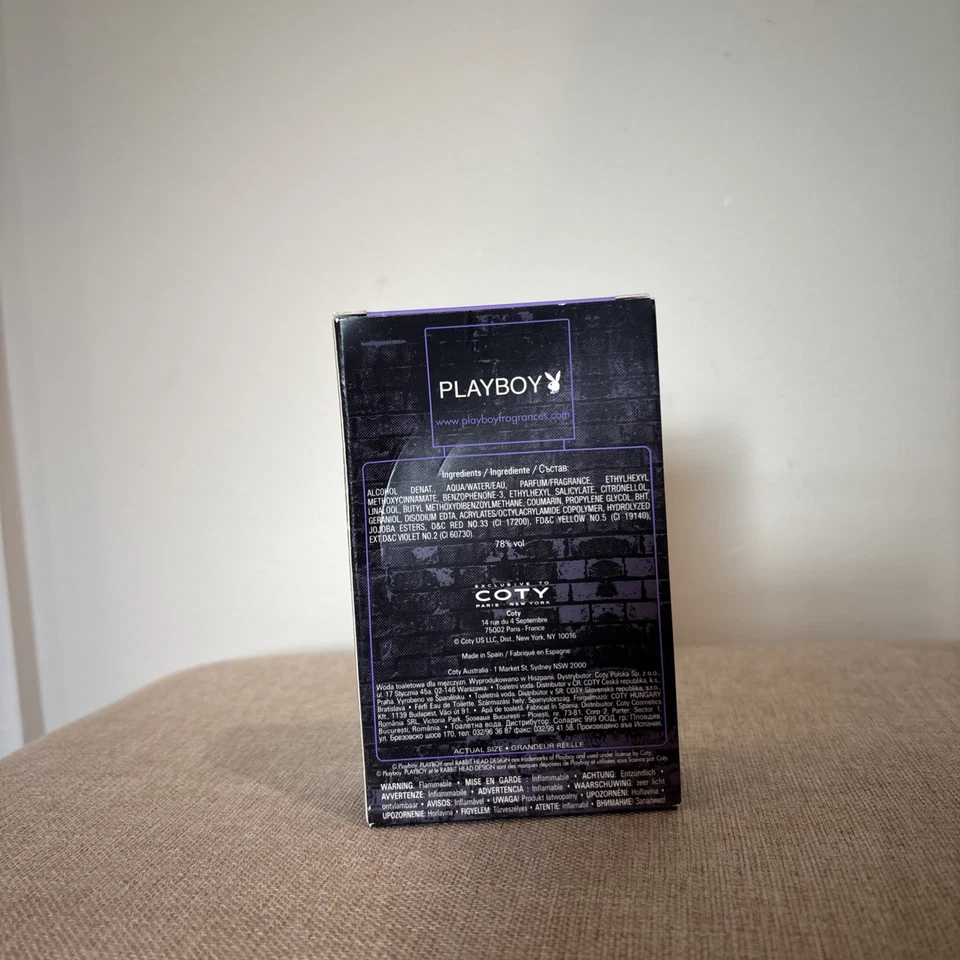 NUEVO Playboy New York Eau de Toilette para Hombre 1.7 OZ Foto 2 de 3