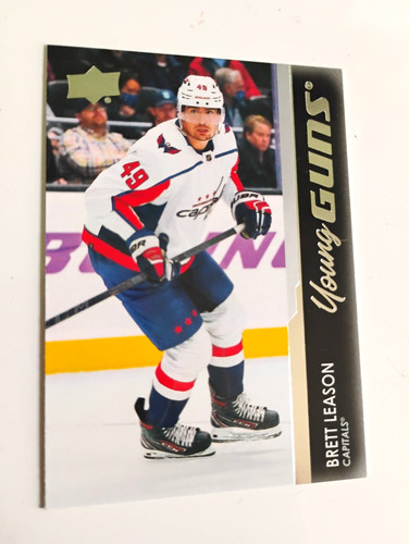 2021-22 Upper Deck Young Guns Brett Leason #703 rookie card