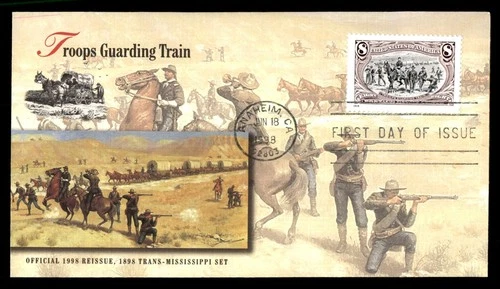 Mayfairstamps US FDC 1998 Troops Guarding Train First Day Cover aax_13911