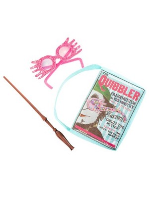 Rubies Lovegood Luna Zubehör-Set für Erwachsene und Kinder, Tasche mit Varifaten