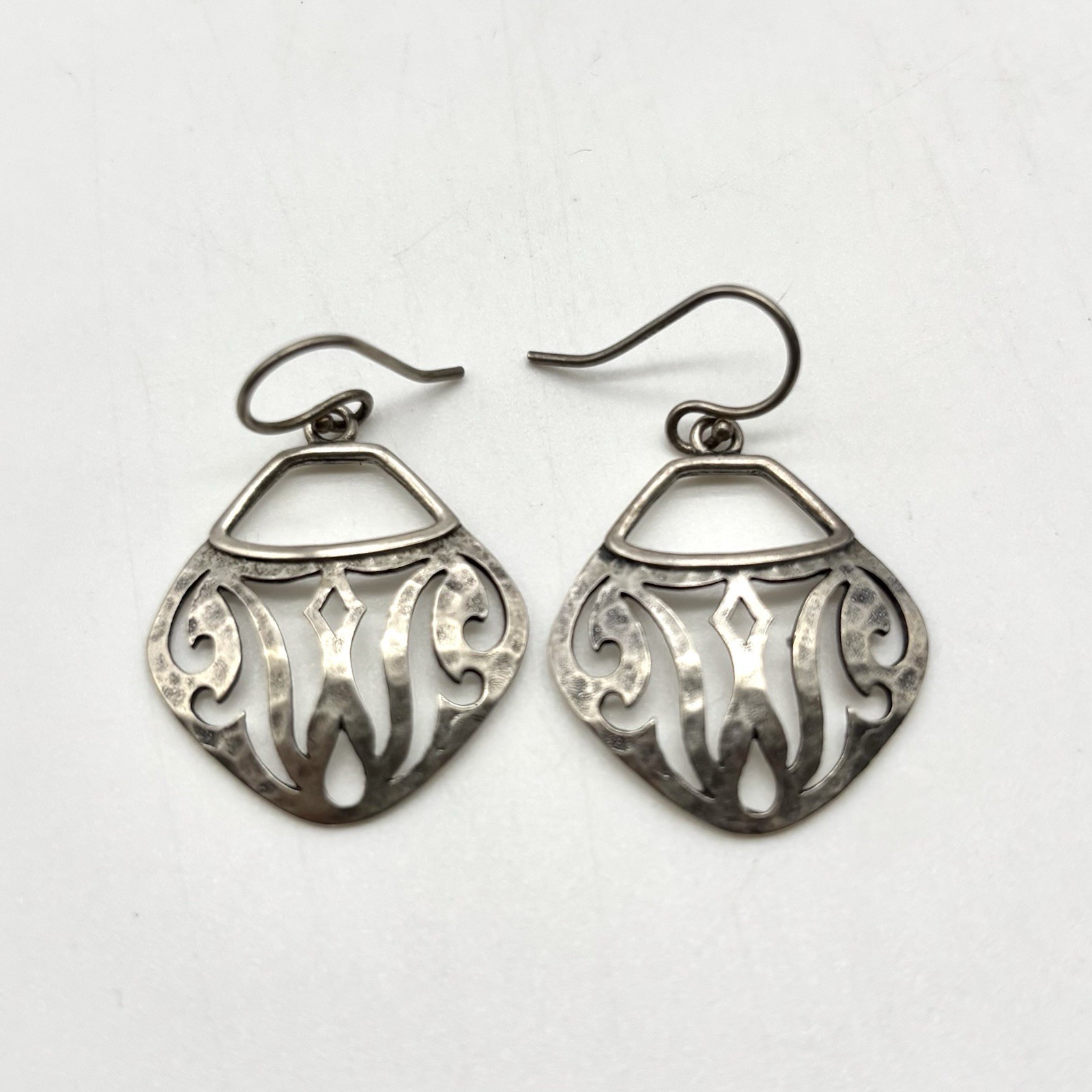 Sipada Parisian Bistro Sterling Silver Dangle Earrings 4G