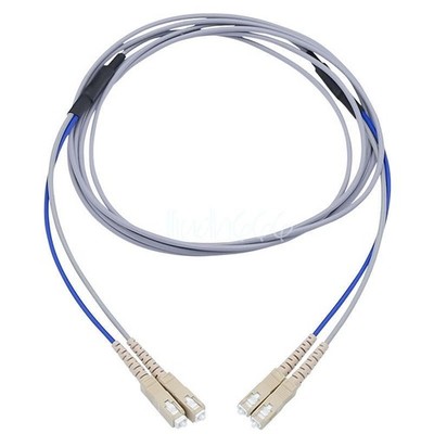 Armored Cable Fiber Patch Cord SC to SC UPC Pigtail Multi-Mode Cables Duplex 3M 